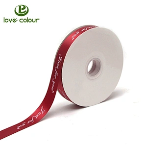Most popular new style dyeing techniques colorful polyester satin ribbon