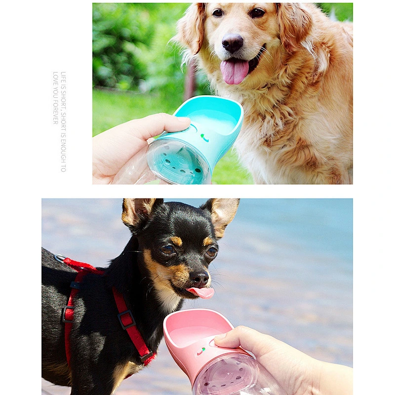 Wholesale Reversible Lightweight Outdoor Travel Portable Dispenser Pet Cat Dog Water Bottle