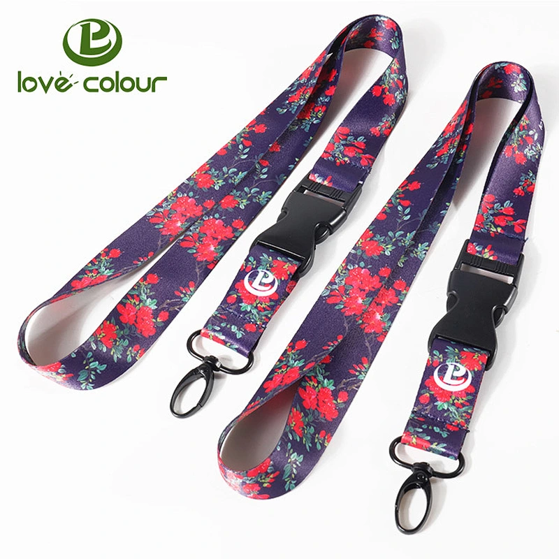 Hot sale popular custom competitive price fashion printed lanyard strap