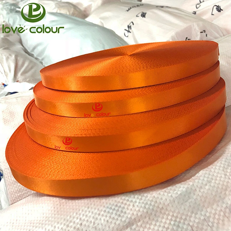 Custom polyester red color solid soft grosgrain ribbon