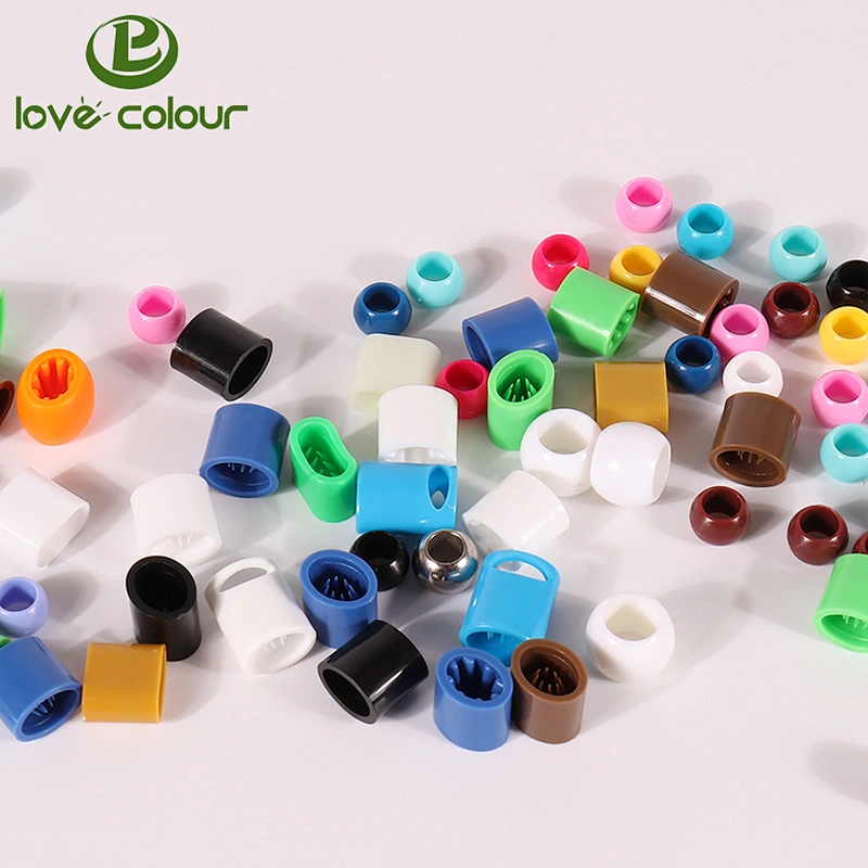Wholesale Different Color Woven fabric Wristbands Plastic One-way Sliding Lock