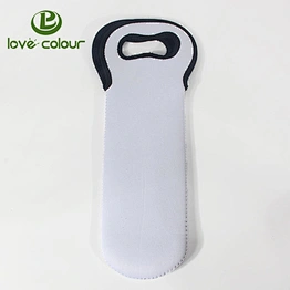 Custom color and size neoprene wine bottle cooler bag for promotion gift