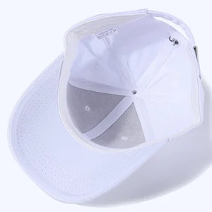 Custom Unisex Sport Cotton White Baseball Caps