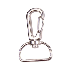 Customized oval shape metal swivel snap hook for lanyard