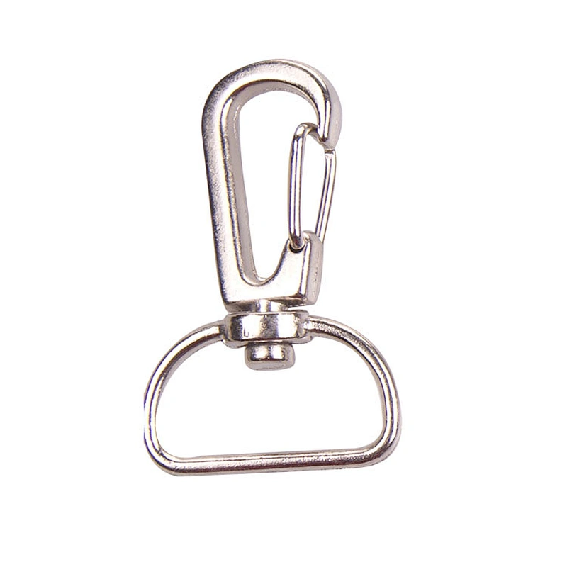 Customized oval shape metal swivel snap hook for lanyard
