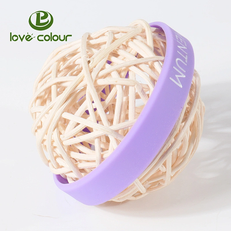 Free sample customizable debossed and color filled silicone bracelets