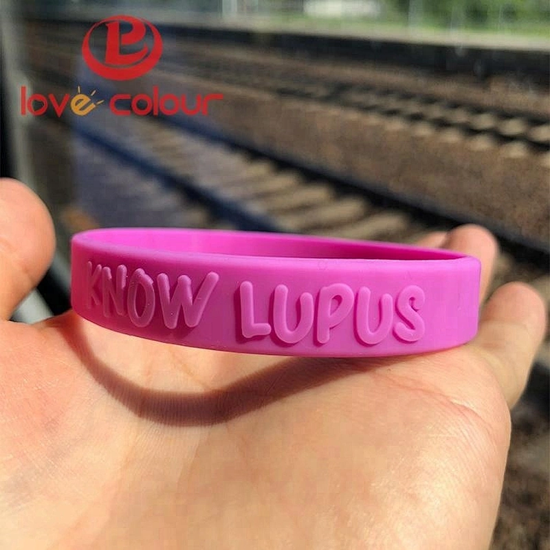 Custom 2 mm silicone high quality custom wristbands