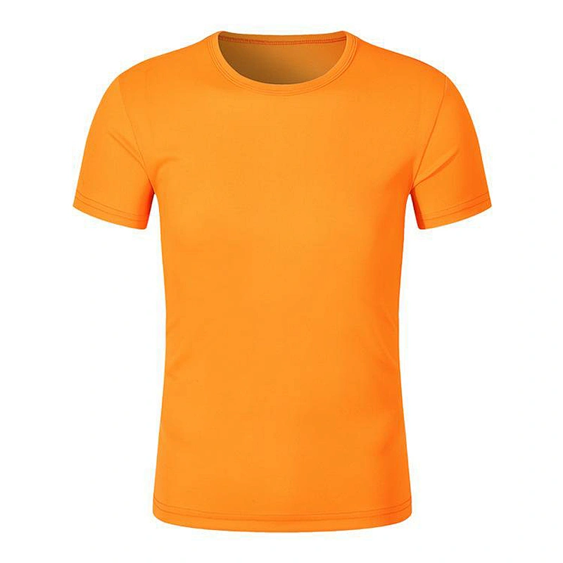 Wholesale bulk white promotional custom printed cotton polyester tshirts for men