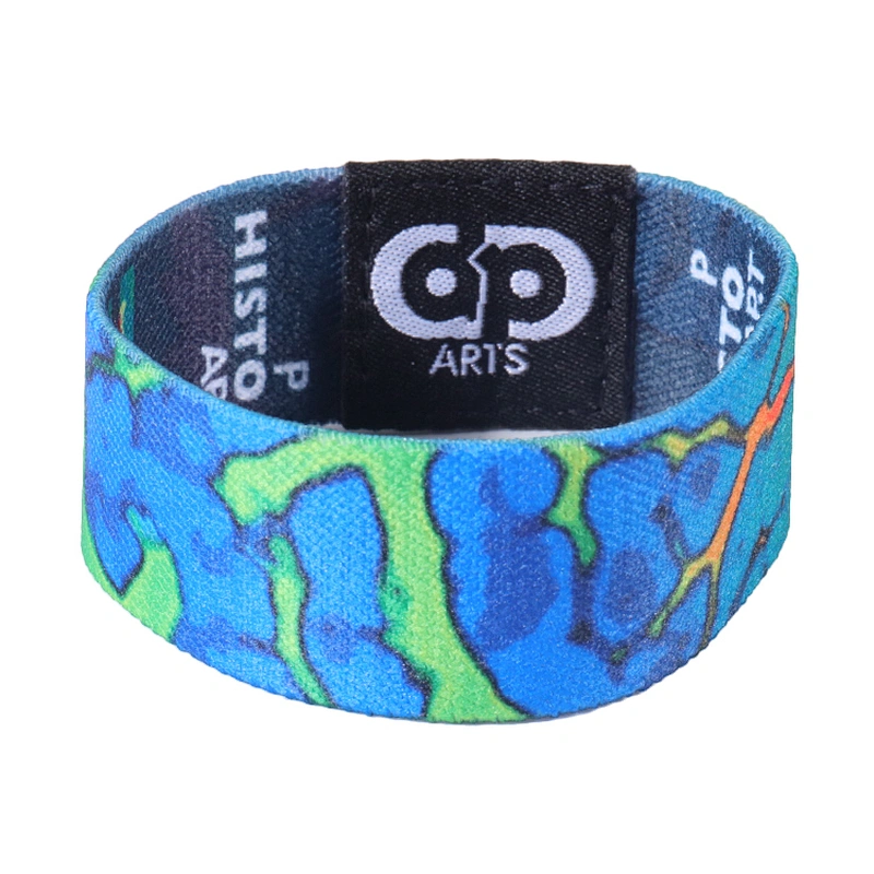 Woven NFC festival event RFID elastic wristband