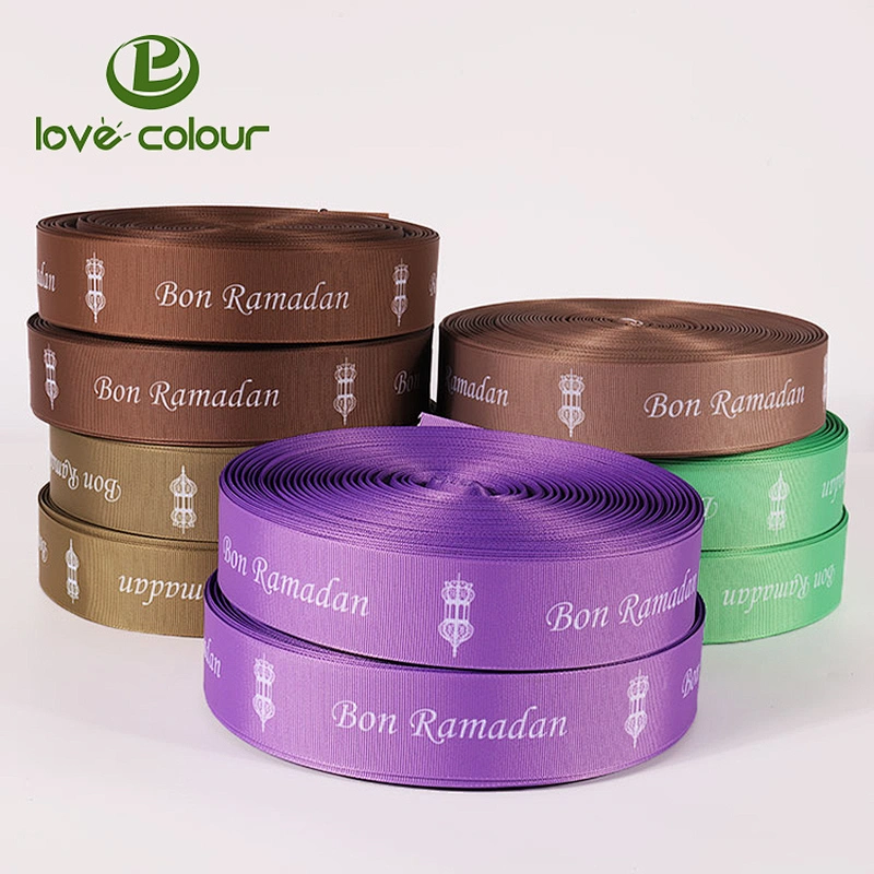 Wholesale polyester packing gros grain ribbon