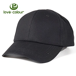 Hot fashion customized unisex blank black baseball hat