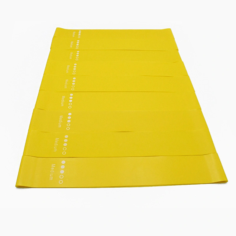 Wholesale Different Level Natural Latex Resistance Bands With Bag Yoga Elastic Stretch Band Fitness Resistance Band