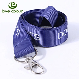 Custom fashion polyester business neck strap lanyard for event