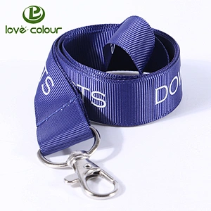 Custom fashion polyester business neck strap lanyard for event
