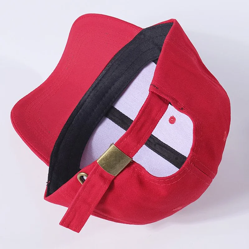 Custom Unisex Sport Cotton White Baseball Caps