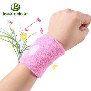 Cloth Cotton Sports Sweatband With Custom Logo For Promotional Gift