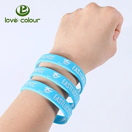Custom your logo and print silicone bracelet/silicone wristband for kids