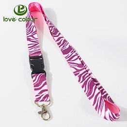 Custom polyester university event id neck ribbon personalised lanyards