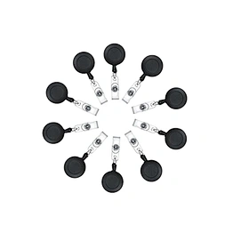 Black retractable Reel ID Badge For Key