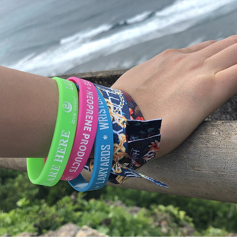 Professional Design Soft Silicone Bands Wristbands for Promotional Event