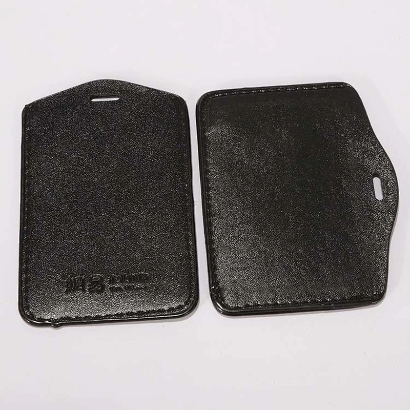 Custom PU leather id card holder leather business card holder