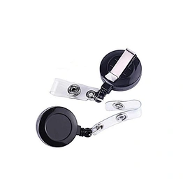 Metal clip retractable badge reel /ID badge holder for promotional gift