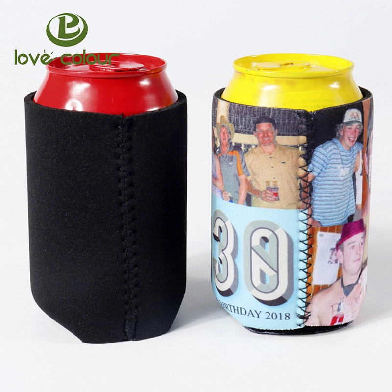 Promotional gift custom neoprene full color can sleeves for events