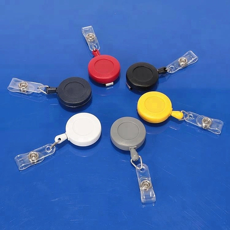Cheap custom retractable badge reels with clip