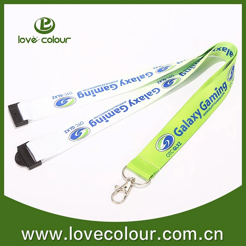 Polyester Printing your logo blank Custom Lanyards no minimum order