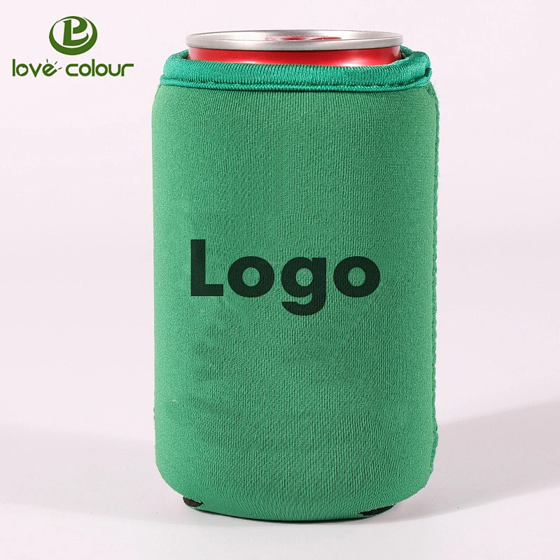 Portable Neoprene Foldable Beer Can Cooler Insulated Bottle Cooler