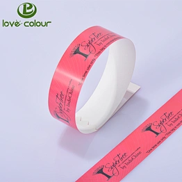 Custom printed event wristband paper for tickets