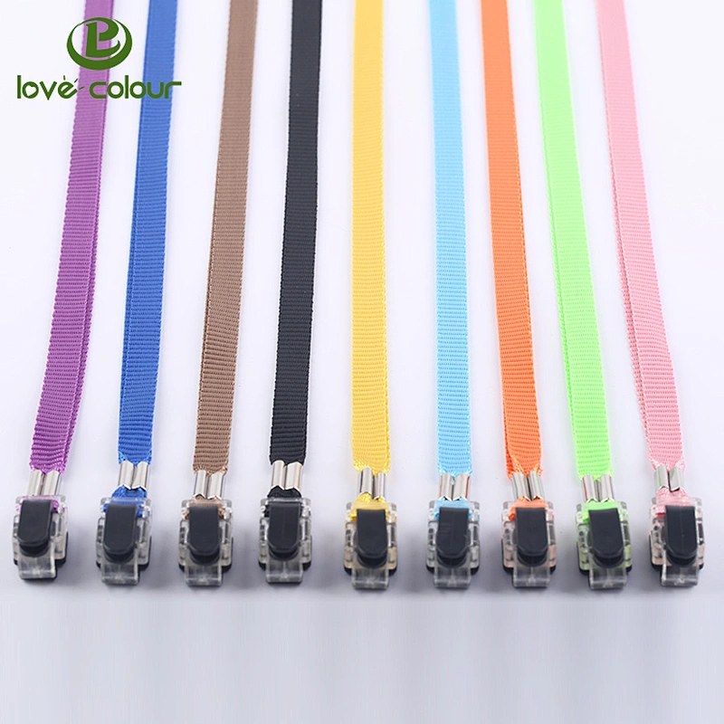 Promotional gift polyester sublimation printing stretch lanyard wholesale