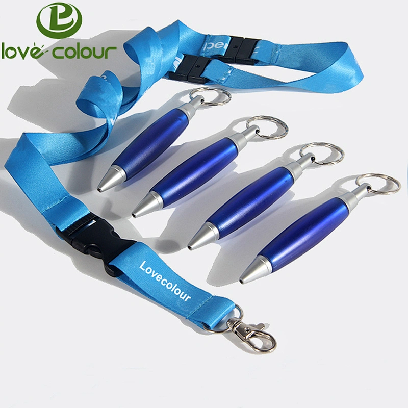 Printing Your Own Logo Polyester Lanyard with Pen