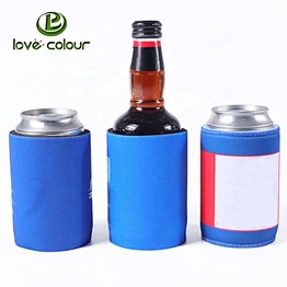 Custom Neoprene Full Color Beer Can Bottle Cooler Sleeve Cover Bag