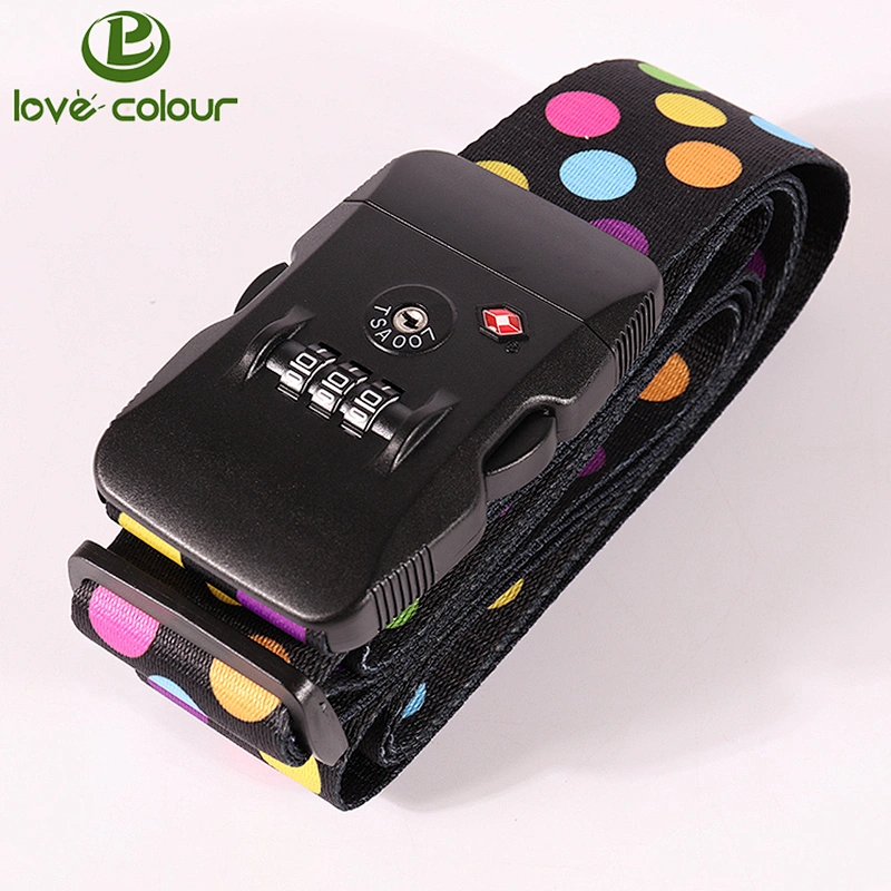 Custom Wholesale Tsa Lock Travel Luggage Belt for Promotion
