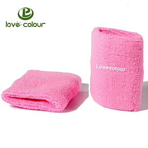 Custom embroidered / embroidery wrist sweatband for promotion