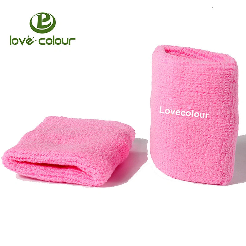 Custom embroidered / embroidery wrist sweatband for promotion
