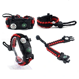 Outdoor Camping Adjustable LED Light Emergency Bracelet