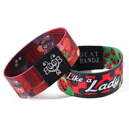 Custom festivals and events rfid elastic wristband
