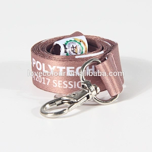 New product unique print keychain neck lanyard for id badge holder
