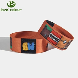 Factory directly sale cheap custom elastic wristbands no minimum