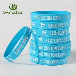 Custom Logo Fashion Rubber Band Silicone Bracelet for Men
