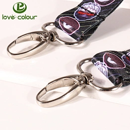 Customized oval shape metal swivel snap hook for lanyard