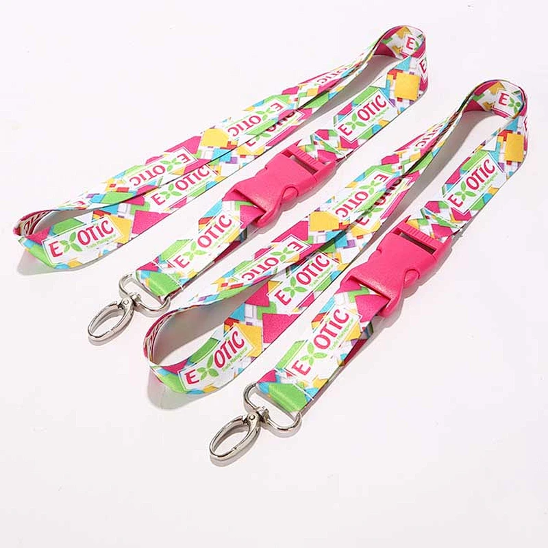 Popular custom polyester lanyards strap with your own logo for party