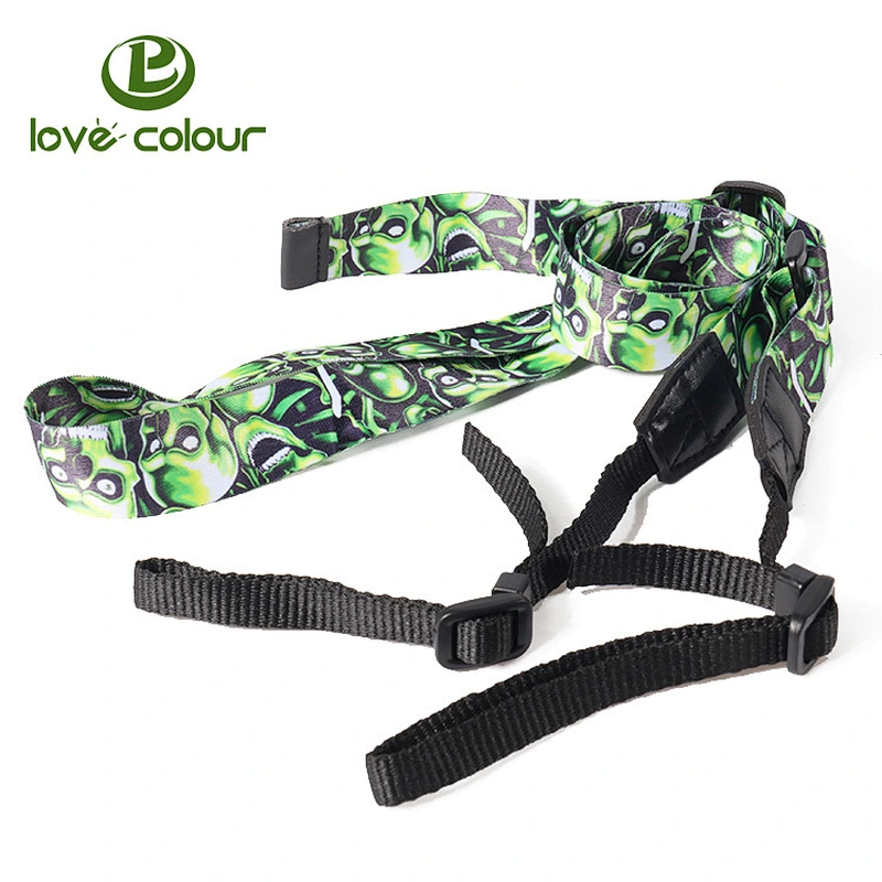 Guangzhou factory custom polyester printing camera strap for promotion