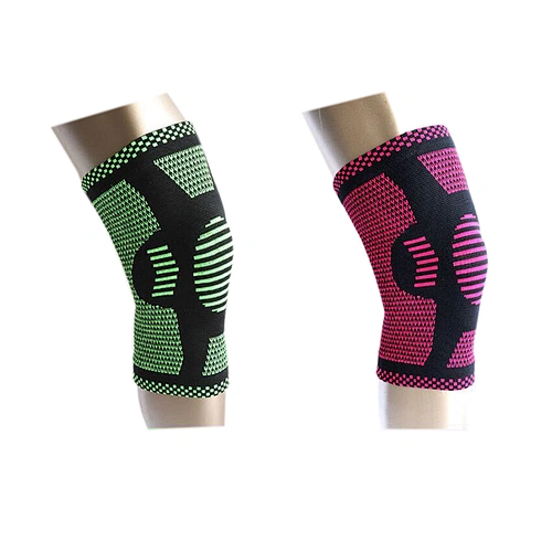Customized Breathable Elastic Nylon Sport Knee Sleeve Knee Brace Outdoor Sports Protector Knee Support
