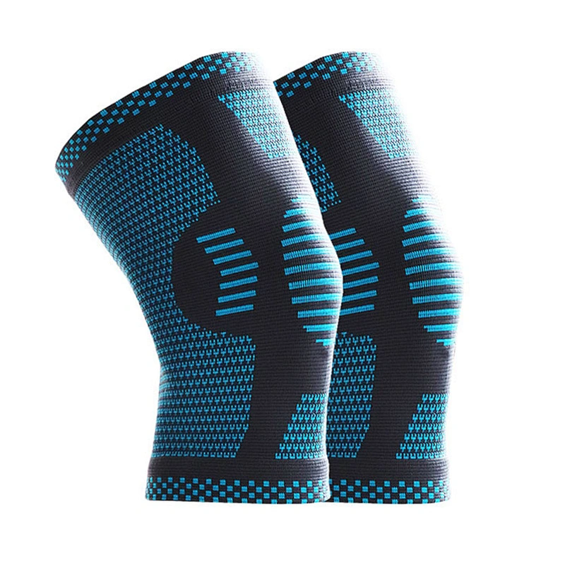 Fitness knee brace customized logo print sport protection knee sleeves support