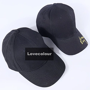 Summer Cotton Baseball Caps Solid Color Hip Hop Sunscreen Snapback Embroidery Logo Adjustable Hats Caps