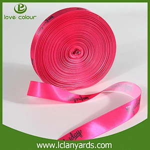 Custom thin black ribbon with your logo