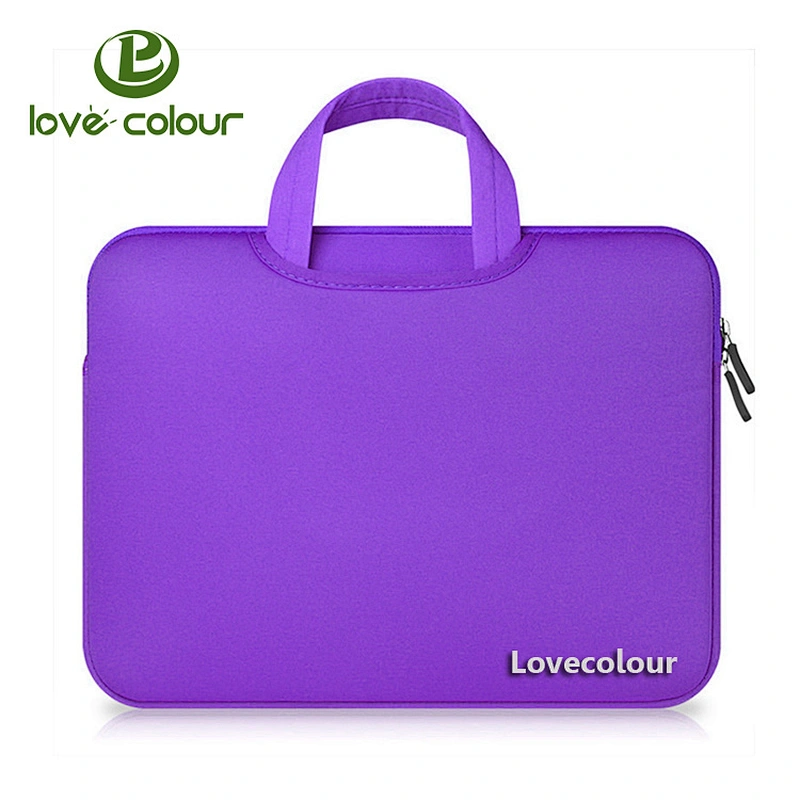 Custom Print Soft Neoprene Laptop Bag Netbook Sleeve